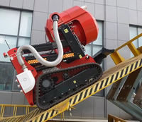 Robot Pemadam Kebakaran Beroda Rantai Bertenaga Diesel RXR-YM100000D dengan Pengeluaran Asap 100000m, Meriam Air 80L/S, dan Kontrol Jarak Jauh 1000M