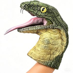 Marioneta de Mano de Serpiente de Peluche Personalizada de Fábrica, Marionetas de Mano Grandes Personalizadas, Venta Directa de Fábrica, Marionetas de Mano de Fieltro - Product Image 1