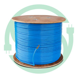 1000ft محمية في الهواء الطلق القط 6 كابل PVC + PE سترة Al احباط 90% تجديل النحاس sftp cat6 كابل شبكة محلية 305m - Product Image 1