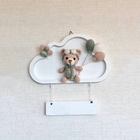 Étagères murales Décoration intérieure Étagères murales suspendues pour chambre d'enfant Étagères en forme de maison en bois Étagères flottantes pour enfants
