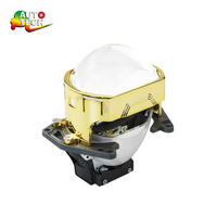 Projecteur LED double faisceau 2,5 pouces 12V universel, lentille de projecteur LED, phare LED 100W
