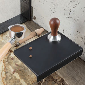 Tapis <span class=keywords><strong>de</strong></span> <span class=keywords><strong>café</strong></span> espresso moderne 51/54/58mm écologique outils barista carrés avec porte-filtres en silicone - Product Image 2