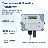 Transmetteur de température numérique avec écran LCD, transmetteur de température et d'humidité RS485, IP54, personnalisable