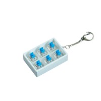 Vente directe usine : Mini clavier mécanique personnalisable imprimé en 3D avec base, bouton de décompression, porte-clés anti-stress et testeur de commutateur