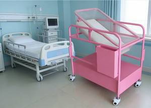 Lettino Ospedaliero per Neonati HOCHEY MEDICAL in Materiale ABS, Facilmente Spostabile, con Ruote - Product Image 5