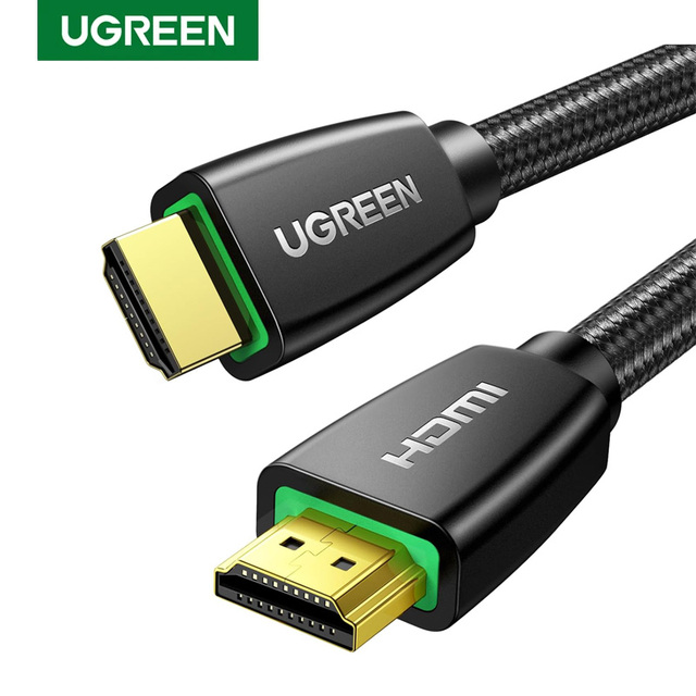 UGREEN 4K HDMI Cable 18Gbps High Speed Nylon Braided HDMI Cord 2.0 4K 60Hz 2160P 1080P HDMI Cable for TV Monitor Computer Xbox
