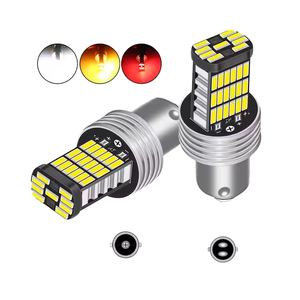 12V P21W BA15S 1156 1157 LED Tail Light <b>Bulb</b> 4014 45SMD 6500K White Amber <b>Red</b> for Car Trailer Truck - Product Image 1