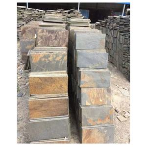 Pizarra de forma aleatoria irregular oxidada natural, venta al por mayor, baldosas de pizarra oxidada, pizarra para techos - Product Image 2