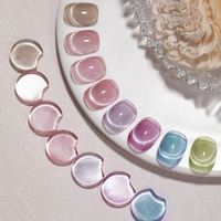 Arc-en-ciel cristal oeil de chat UV Gel vernis à ongles Soak-Off magnétique résine vernis lampe à LED pour Salon Art bricolage concepteur emballé liquide