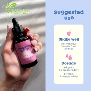 Gotas de Vitamina C para Reforzar el Sistema Inmunológico, Gotas de Coneflower Púrpura para <span class=keywords><strong>Niños</strong></span> - Suplemento de 30 ml - Product Image 3