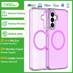 Soonleader Simple Business Hybrid Clear Phone Case Coque mince <span class=keywords><strong>Couverture</strong></span> légère pour la peau pour Samsung A36 - Product Image 1