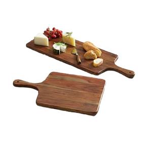 Planche à découper en bois d'acacia naturel, planche à fromage, 1 pièce - Product Image 1