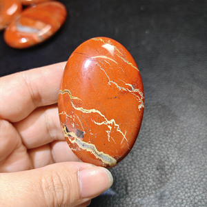 Piedra de <span class=keywords><strong>Jaspe</strong></span> Rojo Natural para Energía, Cristal de Palma, Gema Curativa, Decoración del Hogar, Tamaño de Bolsillo, para Regalo de Reiki, Precio al por Mayor - Product Image 3
