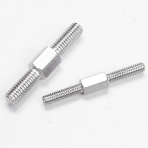 Vis à double extrémité hexagonale en acier inoxydable 304 de haute qualité, boulons hexagonaux à double filetage M3-M14 - Product Image 5