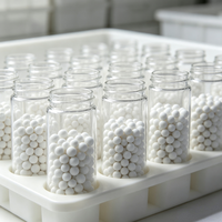 Dessiccant en billes d'alumine activée Al2O3, pureté 93,5 %, hauteur de couche 50-100 mm, taille 35 mm, pour adsorbant Alumax