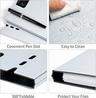 Carpeta Portapapeles A4 con Logotipo Personalizado, Portapapeles Plegable con Clip para Documentos, para la Escuela, Oficina, Trabajo, Aula