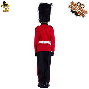 <span class=keywords><strong>Disfraz</strong></span> Infantil de Guardia Real para Halloween, Abrigo Rojo Clásico para Niños - Product Image 3