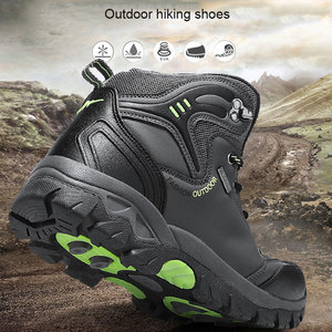 Best Quality <strong>Men</strong> Breathable <strong>Mens</strong> Outdoor Hiking <strong>Shoes</strong> Leather High Cut Boots - Product Image 2