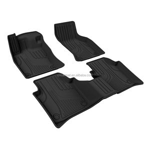 ANGJU Tappetini Auto <span class=keywords><strong>3D</strong></span> in TPE Set Completo 3 Pezzi Spessore 3.3mm Protettivi per Volkswagen <span class=keywords><strong>Passat</strong></span> 19-23+ Alta Qualità Impermeabili - Product Image 2