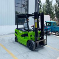 Chariot élévateur électrique CPD20 robuste à batterie, fourni directement par l'usine, hauteur de levage personnalisable, cabine en option
