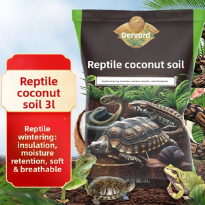 Sustrato de Fibra de Coco que Retiene la Humedad para Reptiles, Anfibios y Hibernación de Tortugas - Product Image 2