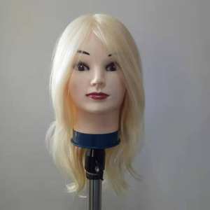 Mannequin pour coiffure, cheveux naturels, bon marché pour <span class=keywords><strong>coloration</strong></span>, coiffure et barbier, vente en gros - Product Image 1
