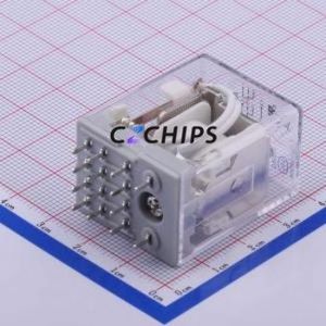 HF18FF/A110-4Z2 Power Relay Through hole,21.5x28mm Relay 110V 4 Changeover: 4C (4PDT-Changeover)::: 14 6A-30VDC/6A-250VAC - Product Image 2