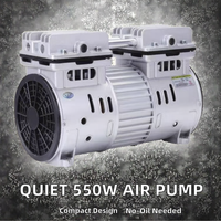 OEM prix usine silencieux industriel 8bar tête de compresseur sous vide pompe à air à piston portable sans huile courant alternatif 110v/220v/230v 230 jours