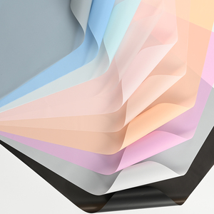 Bán buôn tùy chỉnh chất lượng cao không thấm nước vật liệu đóng gói Hàn Quốc phong cách thời trang giấy gói quà tặng bó hoa gói - Product Image 5