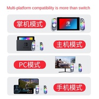 LinYu Voswitch Joy-Con Tombol Mekanis Model KS51 Fungsi Makro Gamepad Nirkabel Sensor Gerak untuk /