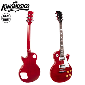 Guitarra Eléctrica Clásica Estilo <span class=keywords><strong>LP</strong></span> de Caoba, Cuerpo de Madera Sólida, Instrumento Musical de Rock, Color Personalizado, Venta al Por Mayor de Fábrica - Product Image 2