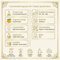 Huile de parfum concentrée à la mangue tropicale, huile parfumée en vrac pour la fabrication de parfums, diffuseurs, bougies, savons