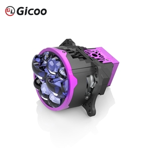 Gicoo 220W 12V เลนส์โปรเจคเตอร์ Bi-led รุ่นใหม่ พร้อมลำแสงเลเซอร์ 8 เส้น 6000K ขนาด 3 นิ้ว 50000 ลูเมนส์ ใช้ได้กับรถยนต์ทั่วไป สำหรับติดตั้งเพิ่มเติม/อัปเกรด - Product Image 5