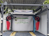 Machine de lavage de voiture automatique 360 °   Équipement commercial tout-en-un sans contact pour lavage haute pression, mousse, cire et séchage