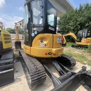 Peinture d'origine utilisée sur les petites machines de construction Caterpillar 304, zéro fuite de liquide, cylindres secs, chargement rapide en conteneur, en stock - Product Image 5