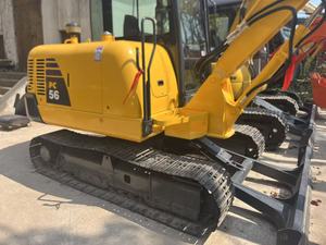 Miniexcavadora Komatsu PC56 Usada, 5.3 Toneladas, Motor S4D87E, Cucharón de 0.2m³, para Jardín, Granja, Excavación de Tuberías, Miniexcavadora Pequeña - Product Image 3