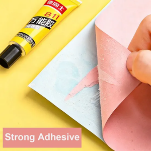 กาวซุปเปอร์กลูชนิดน้ำในหลอดอลูมิเนียม ขายตรงจากโรงงาน สำหรับยึดติดวัสดุหลากหลายชนิดอย่างแน่นหนา - Product Image 1