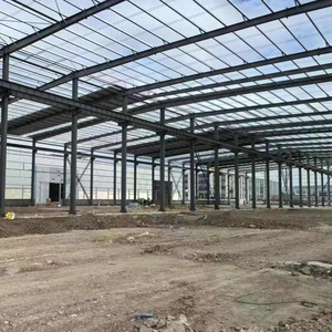 Atelier <span class=keywords><strong>préfabriqué</strong></span> <span class=keywords><strong>en</strong></span> structure métallique à grande portée personnalisé, bâtiment industriel - Product Image 2