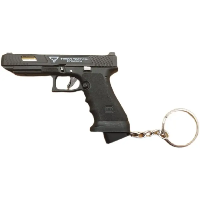 2023 nuevo 1:3 escala G 34 TTI aleación táctica Mini llavero juguete Shell eyección libre montaje Mini pistola Fidget juguete