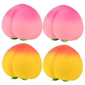 Nouveaux jouets anti-stress souples et moelleux en forme de pêche à presser - Product Image 6