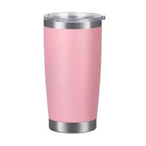 Gobelet isotherme en métal orange 20 oz, double paroi sous vide, revêtement poudré mat, anti-transpiration, réutilisable ASM25 - Product Image 6