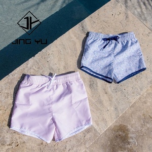 JINGYU - Pantalones Cortos de Playa para Niños, Traje de Baño para Niños Pequeños, Pantalones Cortos de Nailon Reciclado Personalizados - Product Image 2