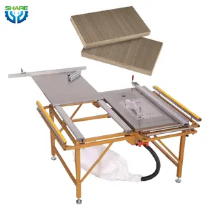 Jt-9bx Model Dust Free Mother Saw Sliding Tableavv Mini Wood Cutting Sliding Table Panel Saw Ruler Machine