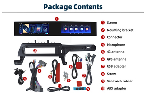 21 "doppio schermo Android Car Multimedia Carplay GPS navigazione Stereo Autoradio per BMW serie 7 F01 F02 F03 F04 sistema CIC NBT - Product Image 6