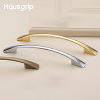 Poignées de meubles Hausgrip en forme de C, poignées courbées demi-rondes, poignées de tiroir en alliage de zinc pour armoires de cuisine