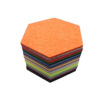 Leeyin Bureau Cinéma d'hexagone d'animal familier panneau insonorisant acoustique panneau mural 100% panneaux acoustiques en fibre de polyester