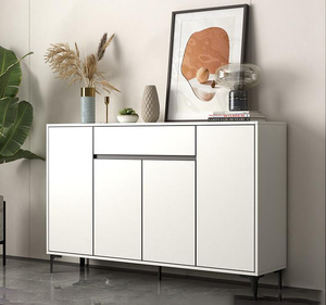 Mueble de Almacenamiento de Zapatos Blanco Minimalista 2026 para Sala de Estar, Material MDF Ecológico, Ahorro de Espacio, Mueble para Entrada - Product Image 4