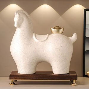 Nuevas artesanías de resina de estilo chino, adornos de dinero, estante, gabinete de vino Bogu, decoración de oficina con patrón de escultura para sala de estar - Product Image 1
