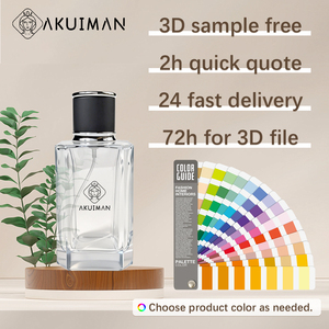 Flacon de parfum vintage vide de 50 ml, pas cher, pour échantillon, diffuseur de parfum pour voiture en bois, désodorisant suspendu avec support en bois - Product Image 3