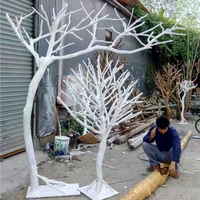 Hochgradig Anpassbare Tote Bäume in Ruhevollem Grau, Langlebige Außendekoration, Neue Günstige Fiberglas-Kunstbäume für Alle Anlässe